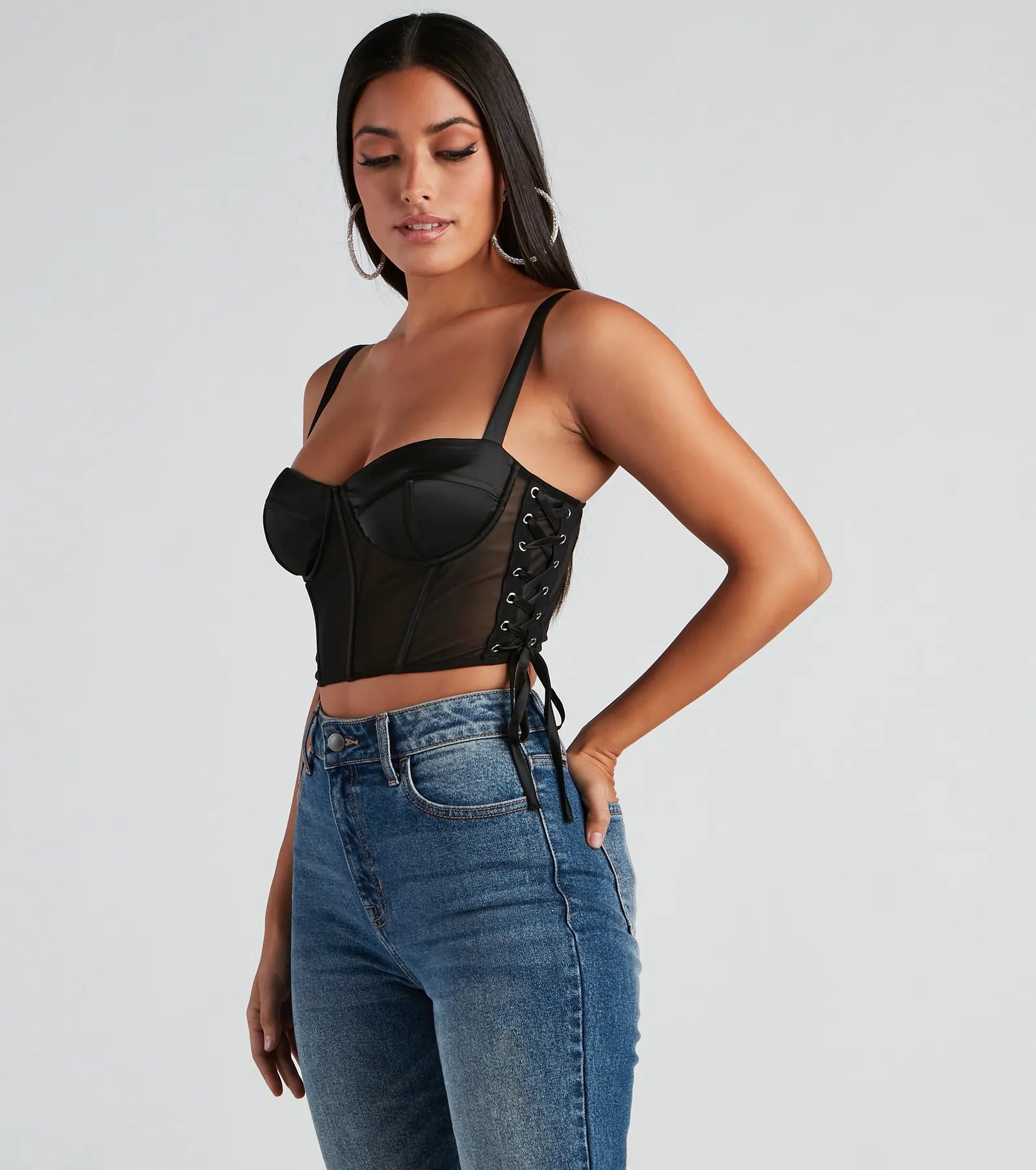 Fantasy Babe Lace-Up Bustier - Image 5