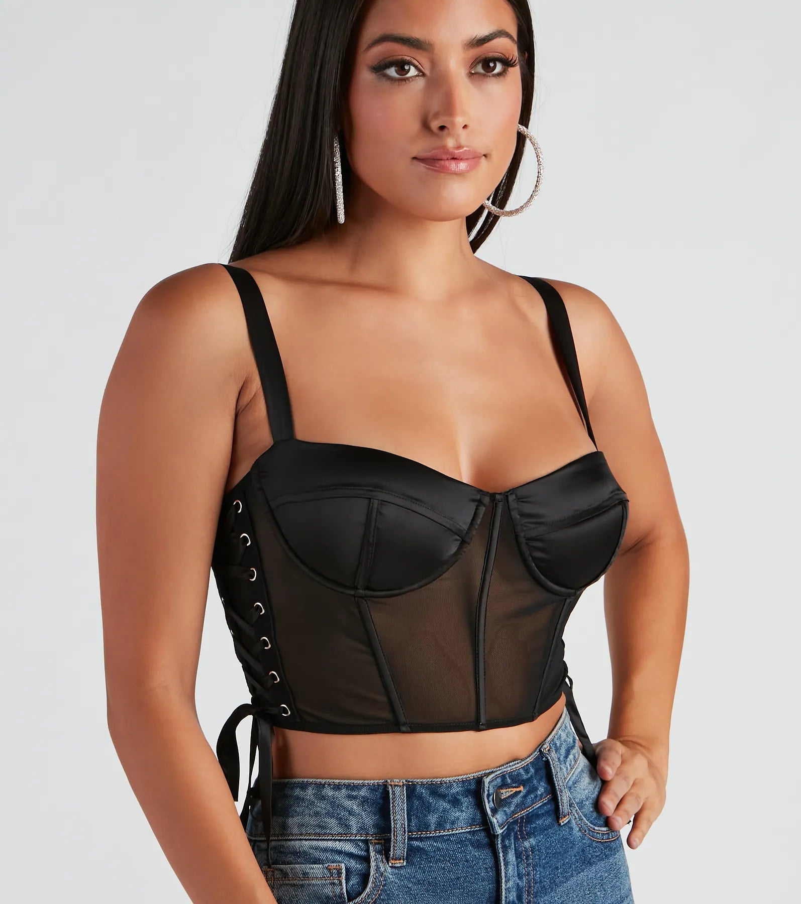 Fantasy Babe Lace-Up Bustier - Image 8