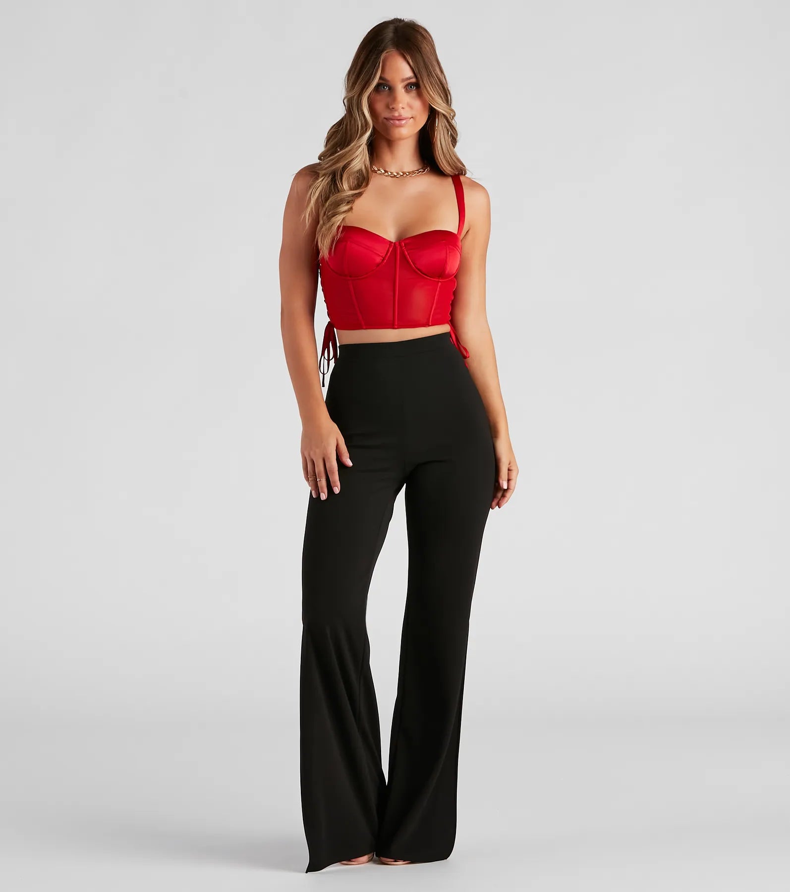 Fantasy Babe Lace-Up Bustier - Image 3