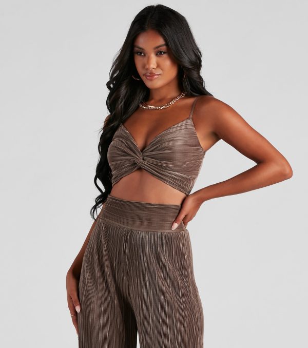 Jazz Night Twist Front Crop Top - Image 9