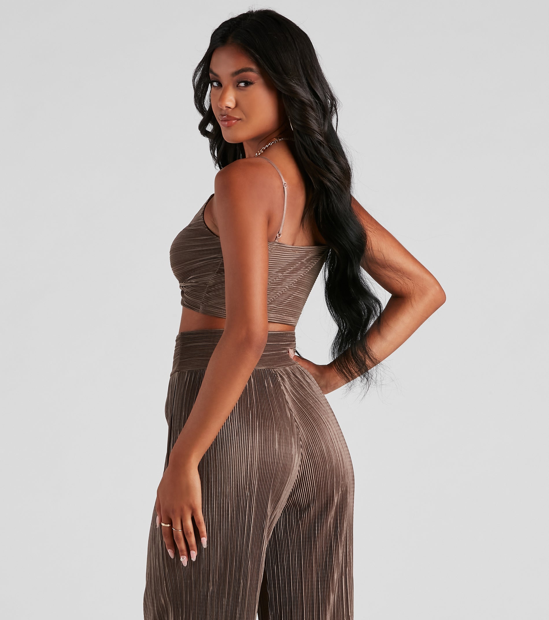 Jazz Night Twist Front Crop Top - Image 10