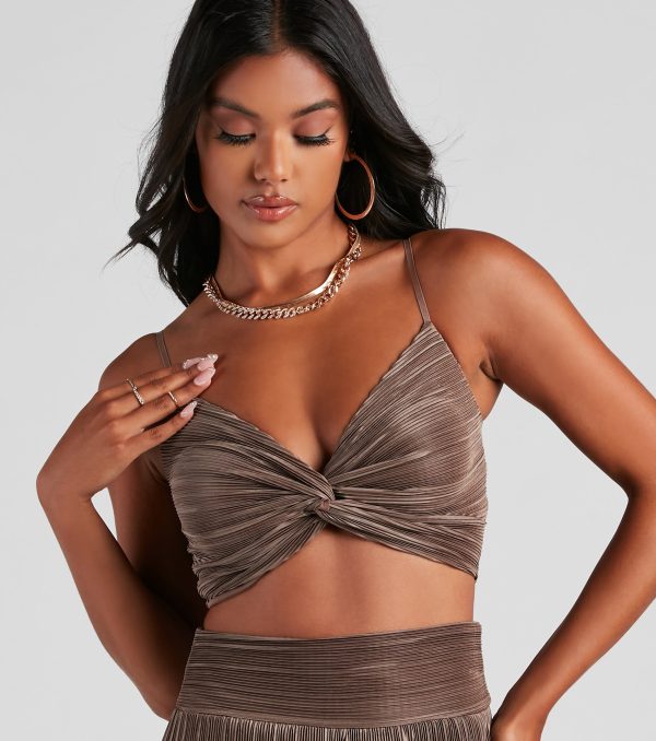 Jazz Night Twist Front Crop Top - Image 12