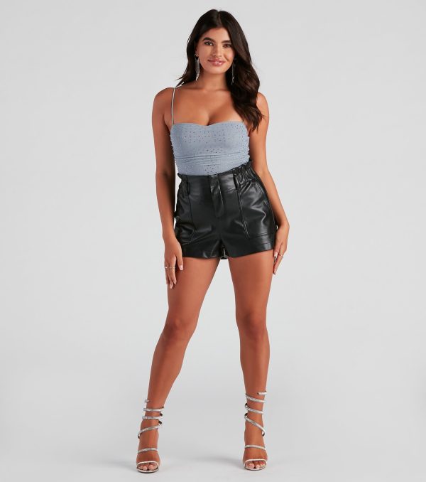 See Me Sparkle Mesh Bodysuit - Image 5