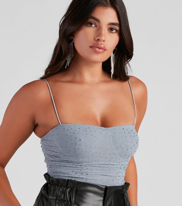 See Me Sparkle Mesh Bodysuit - Image 2