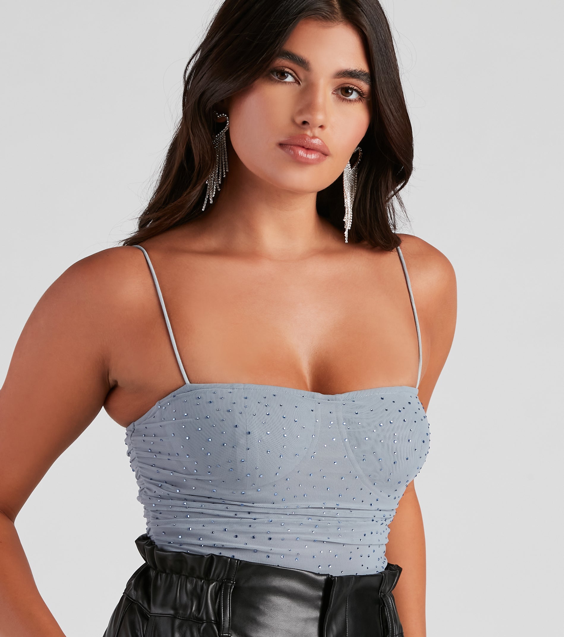 See Me Sparkle Mesh Bodysuit - Image 2