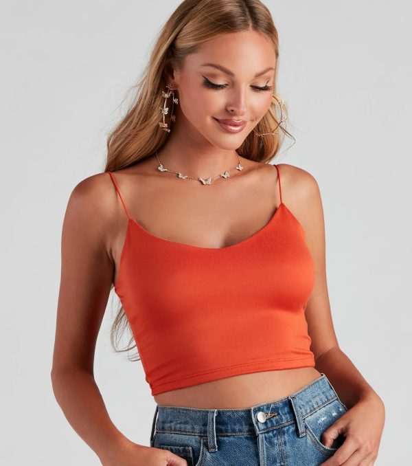Girl Next Door Vibes Cropped Tank - Image 4
