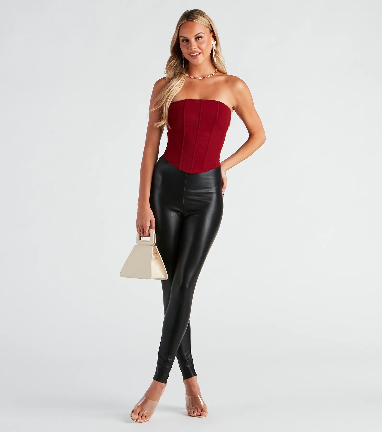 Hot Stuff Strapless Mesh Bustier - Image 16