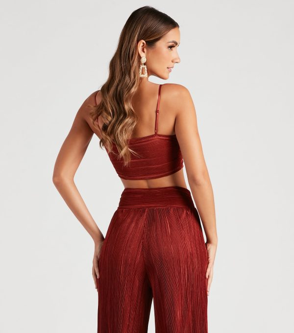 Jazz Night Twist Front Crop Top - Image 2