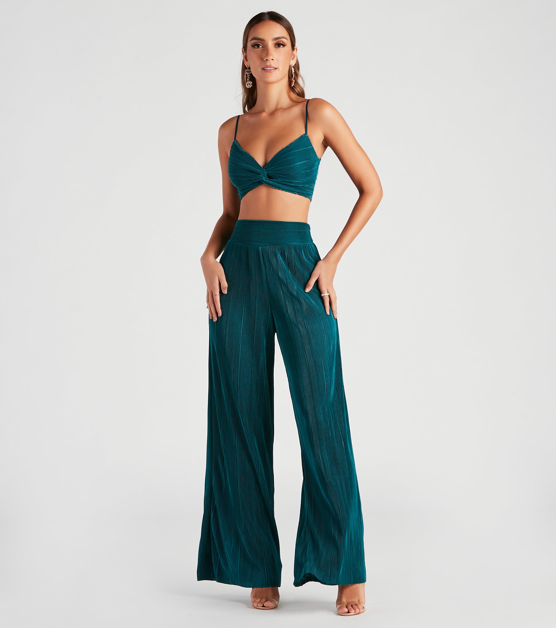 Jazz Night Twist Front Crop Top - Image 7