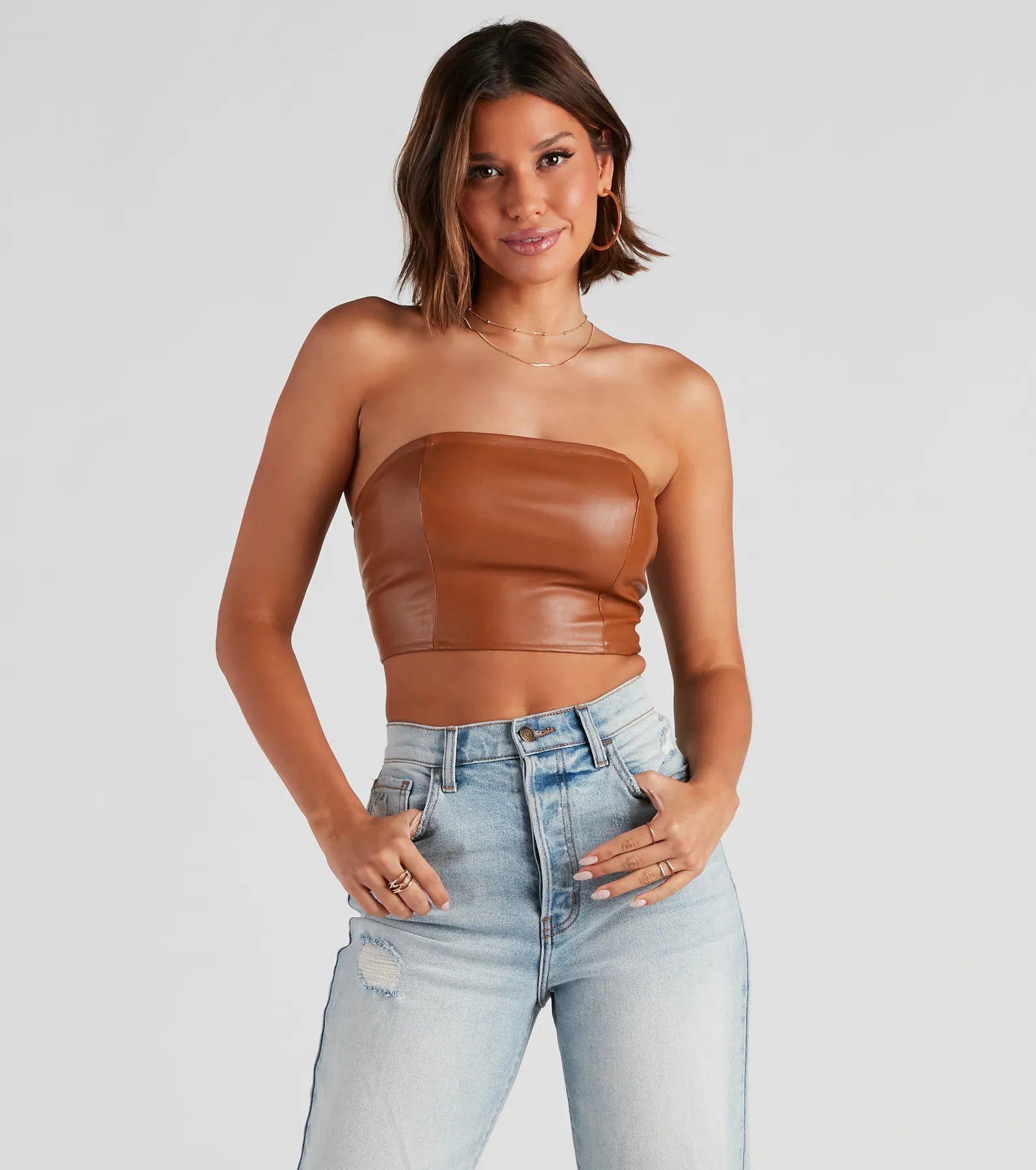 Sleek And Trendy Corset Tube Top - Image 5