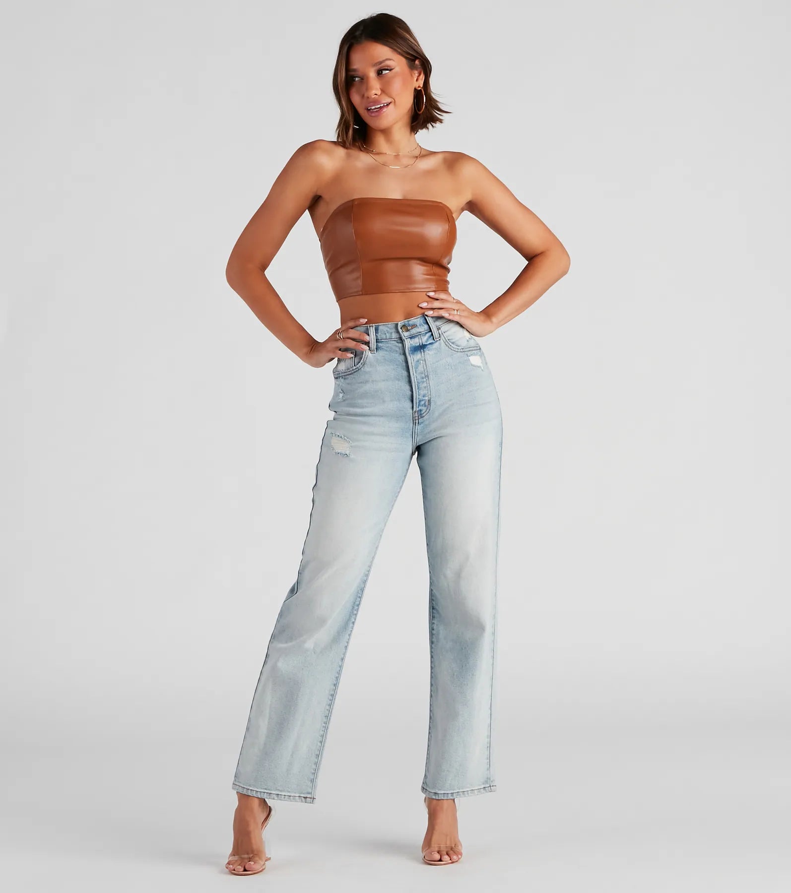 Sleek And Trendy Corset Tube Top - Image 7