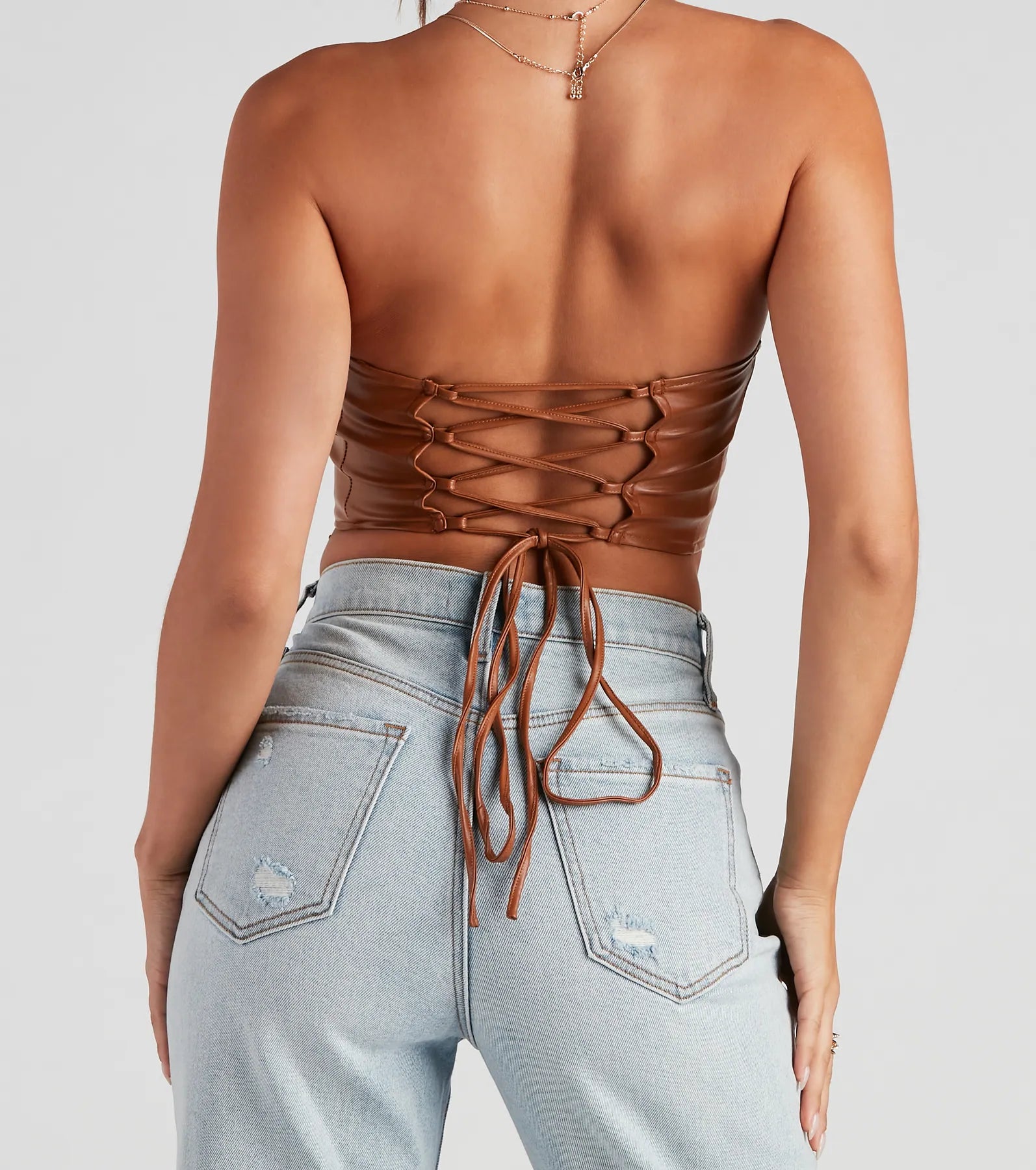 Sleek And Trendy Corset Tube Top - Image 8