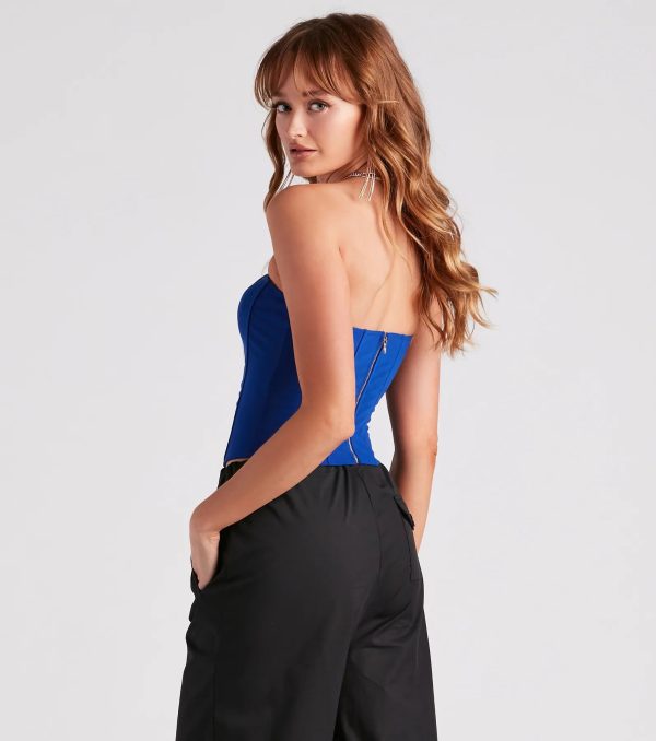 Hot Stuff Strapless Mesh Bustier - Image 18