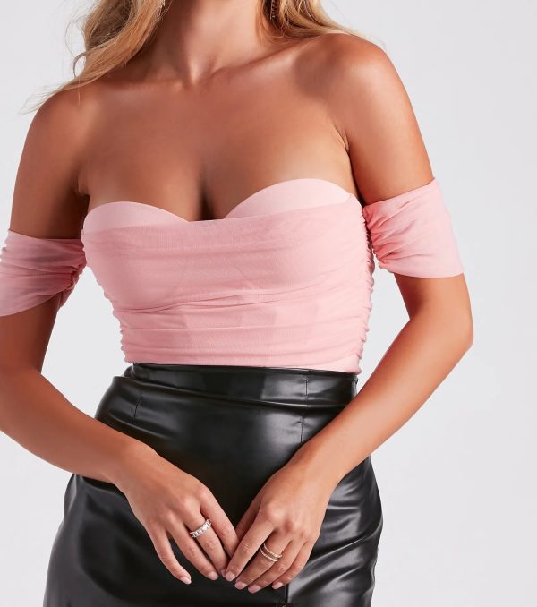 Another Date Mesh Bustier Bodysuit - Image 9