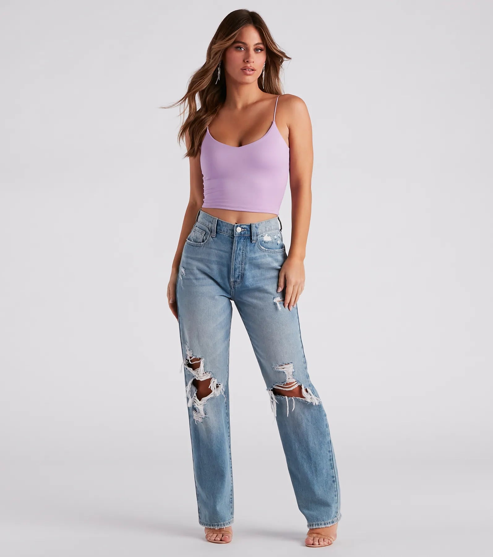 Girl Next Door Vibes Cropped Tank - Image 7