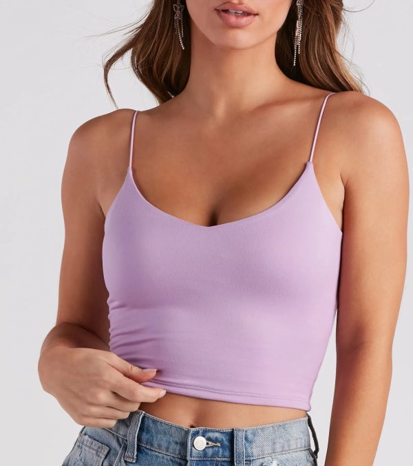 Girl Next Door Vibes Cropped Tank - Image 8
