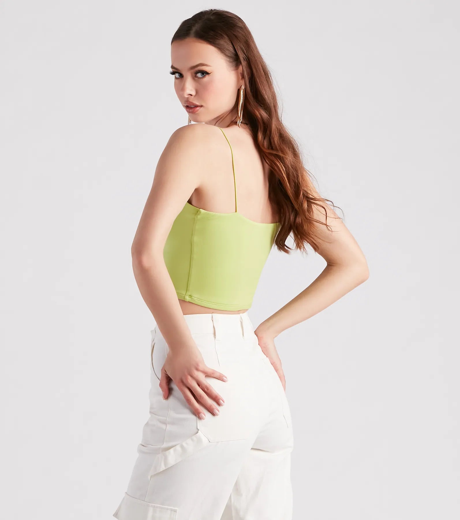 Girl Next Door Vibes Cropped Tank - Image 10