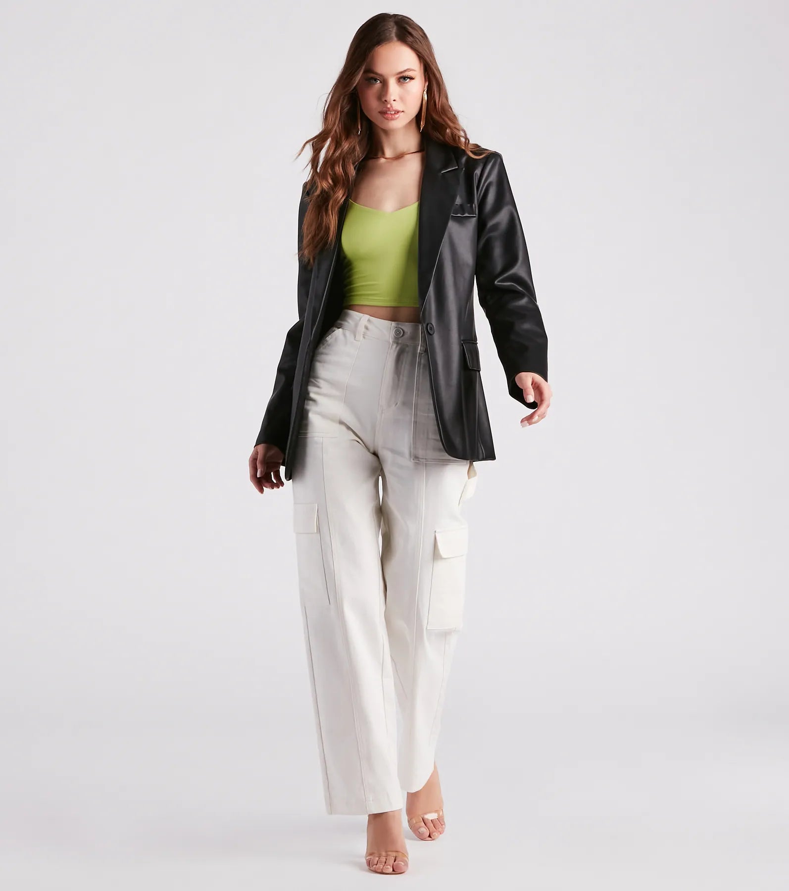 Girl Next Door Vibes Cropped Tank - Image 11
