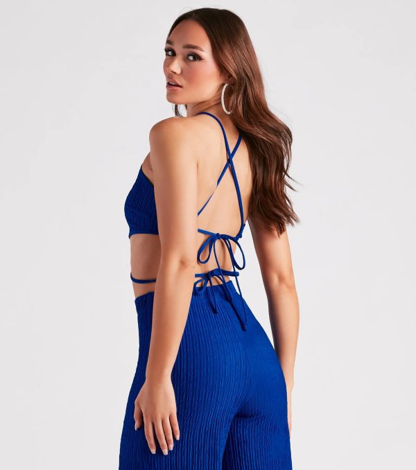 Always Alluring Halter Crop Top - Image 2
