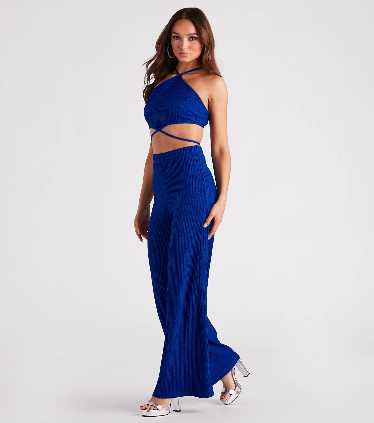 Always Alluring Halter Crop Top - Image 3