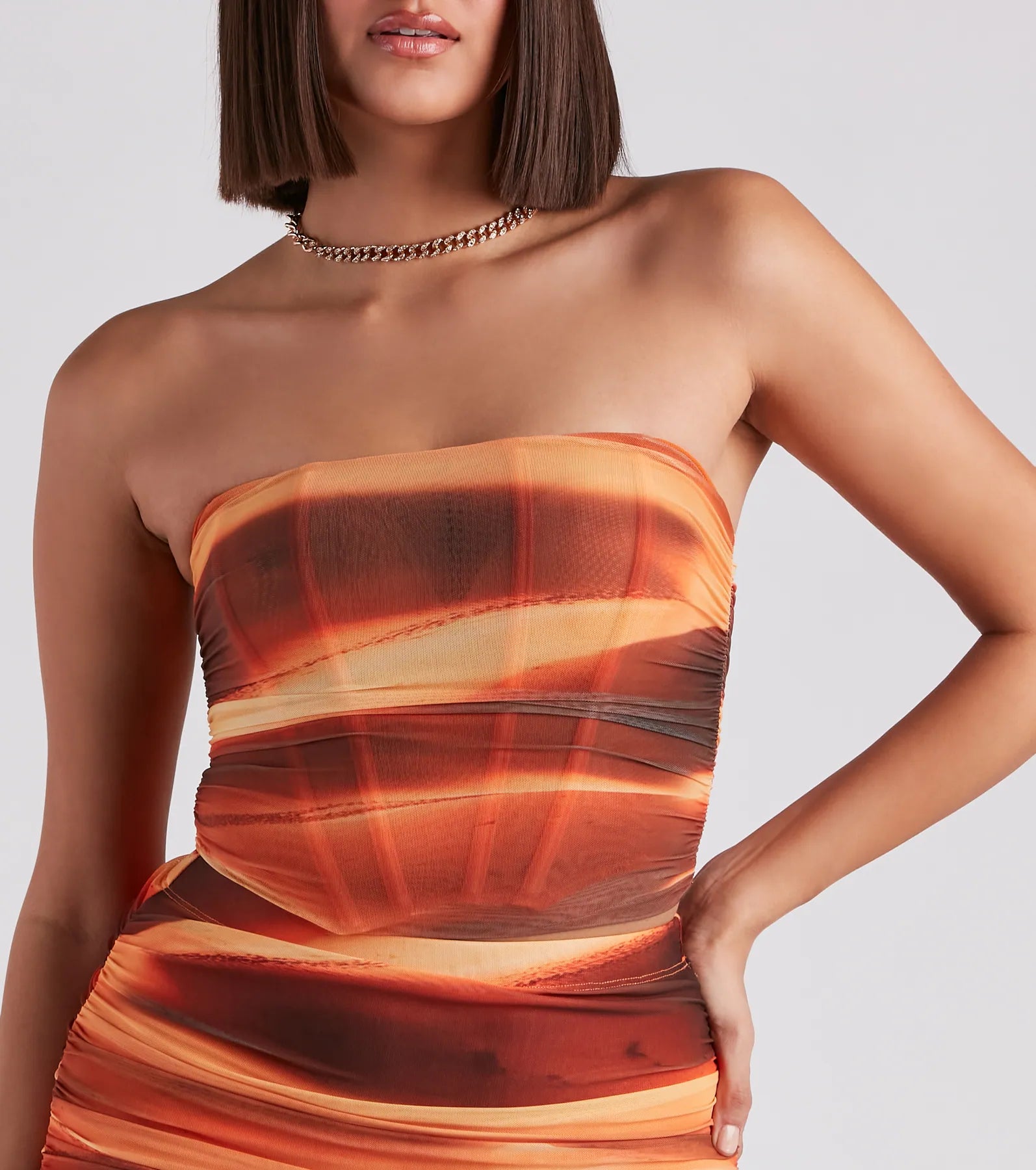 Such A Marvel In Marble Bustier - Image 4