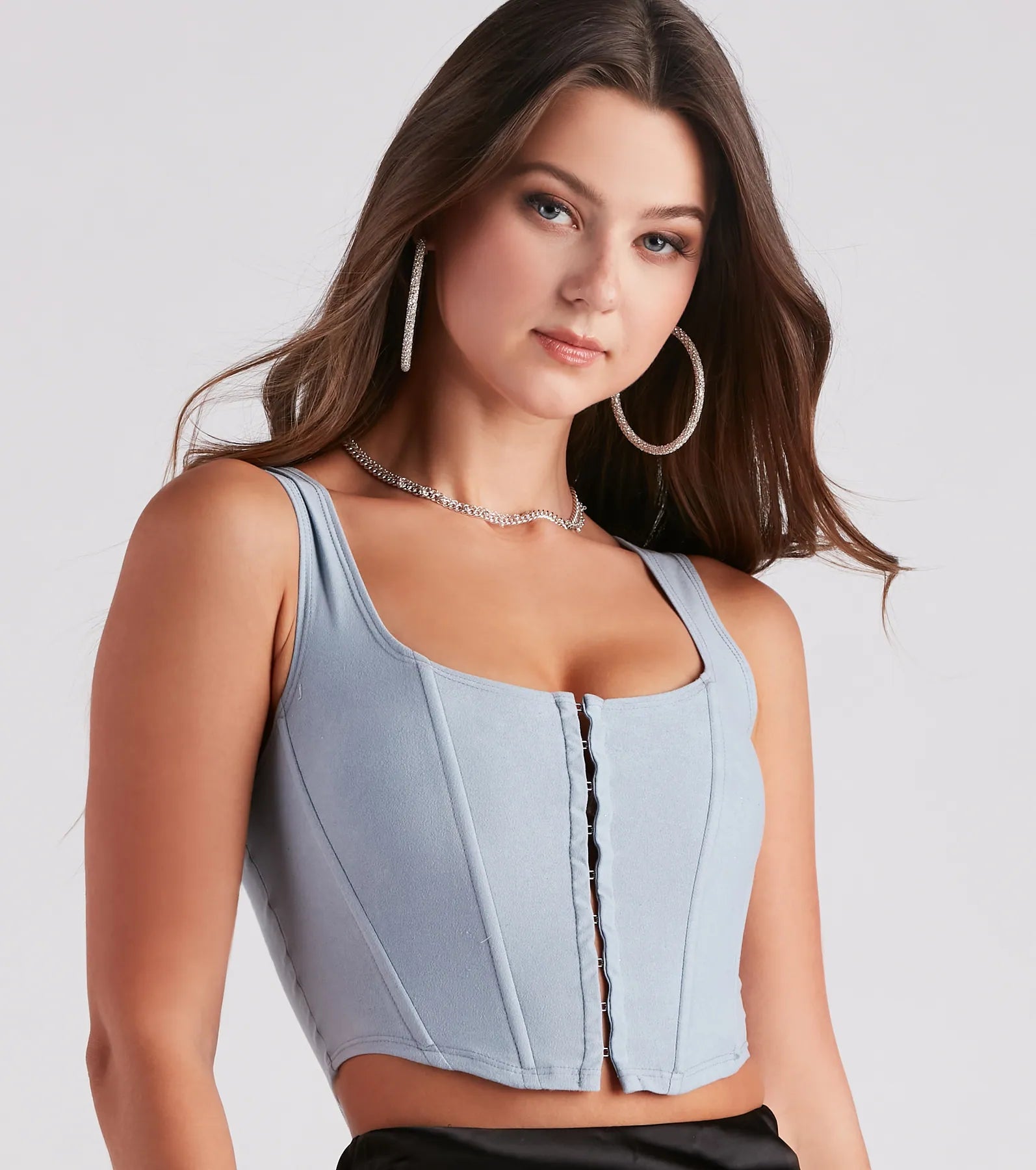 Out West Faux Suede Bustier - Image 12