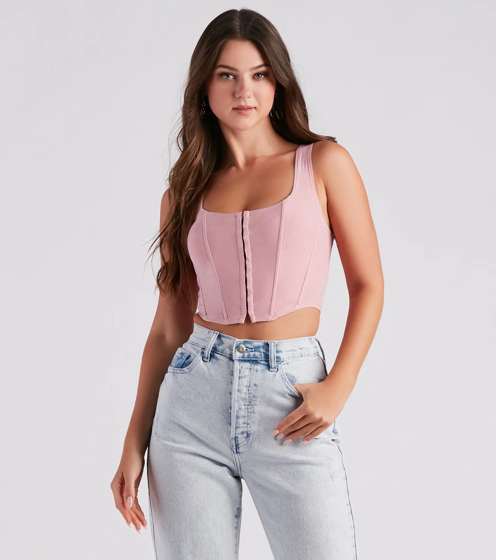 Out West Faux Suede Bustier - Image 13