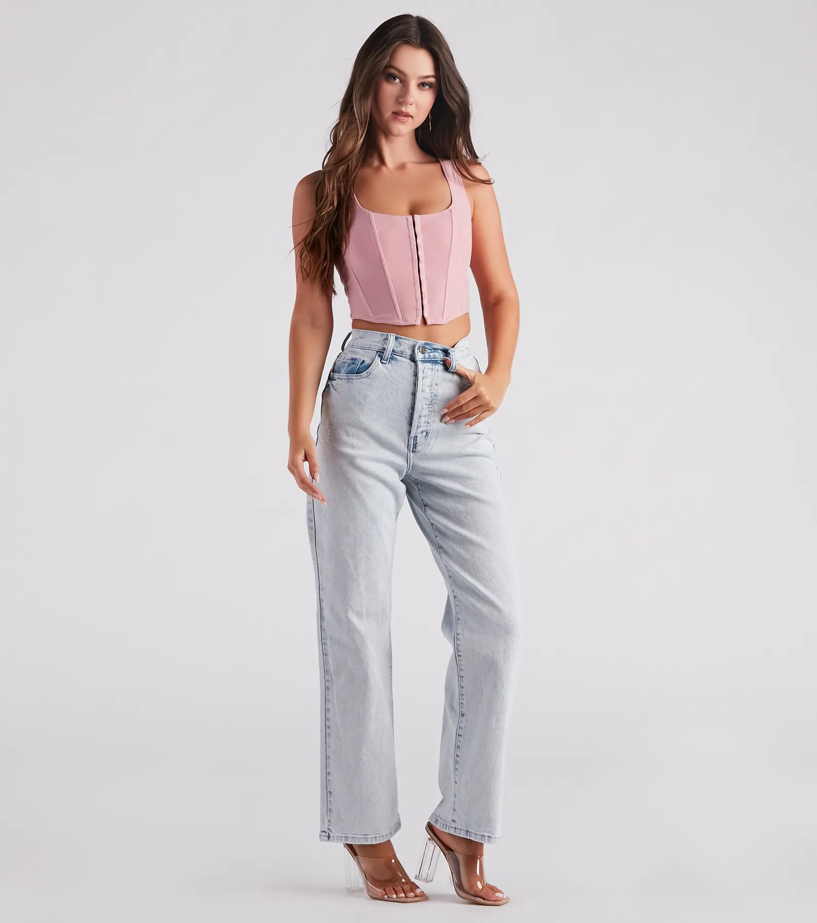 Out West Faux Suede Bustier - Image 15