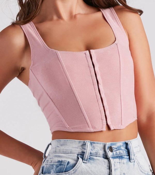 Out West Faux Suede Bustier - Image 16