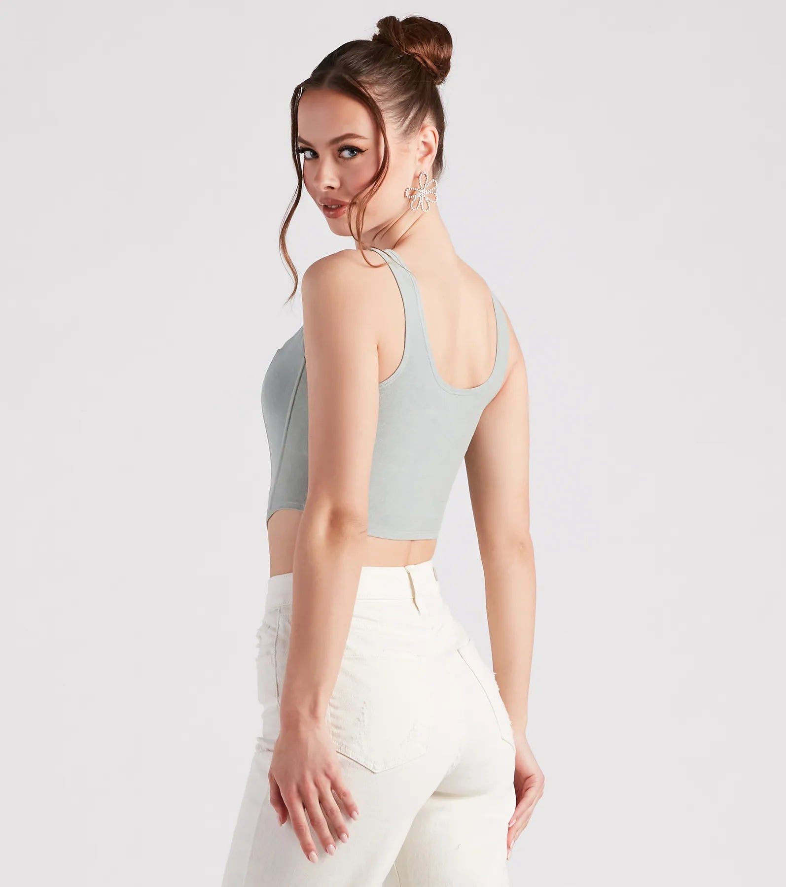 Out West Faux Suede Bustier - Image 18