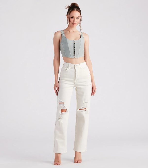 Out West Faux Suede Bustier - Image 19