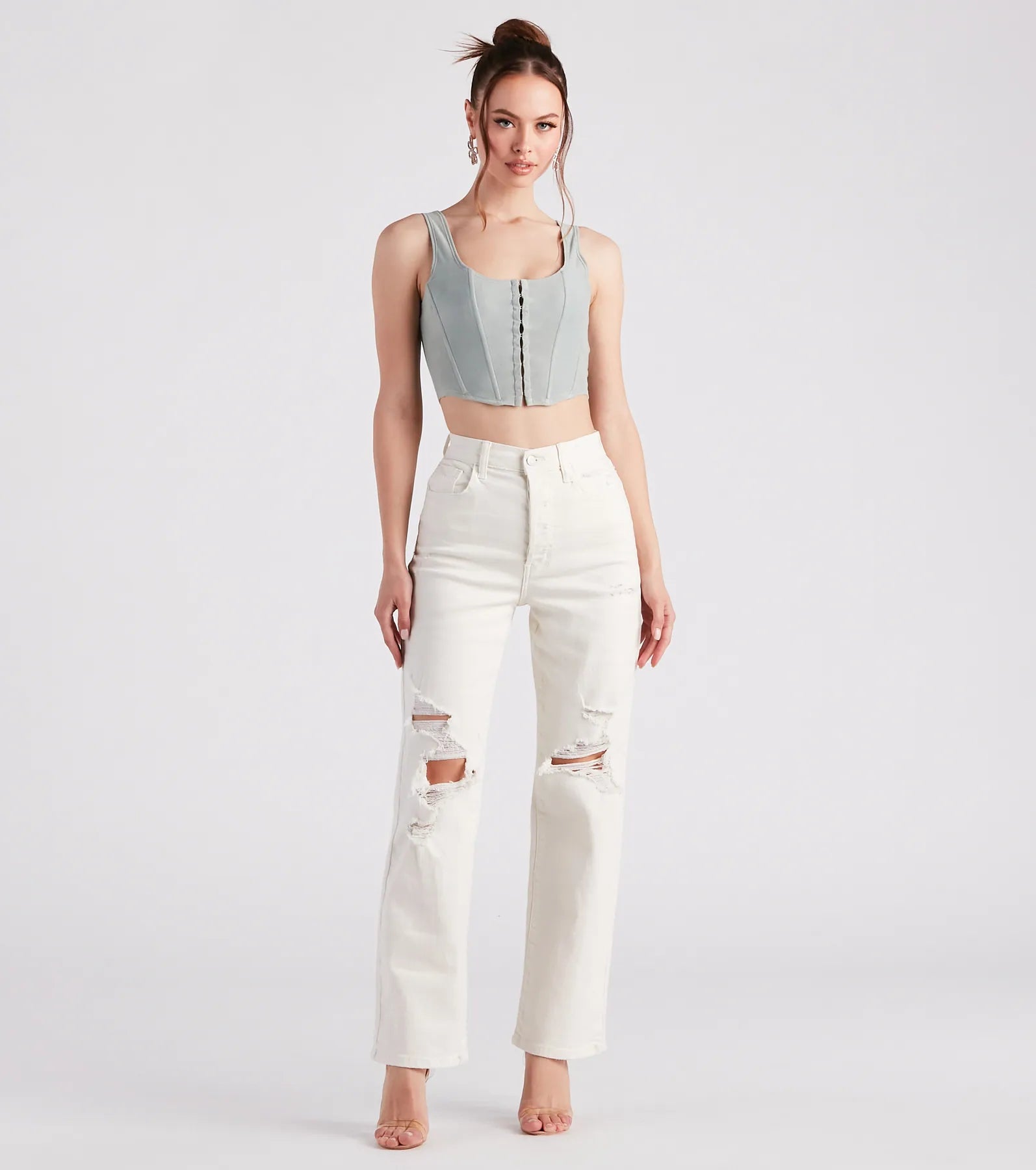 Out West Faux Suede Bustier - Image 19