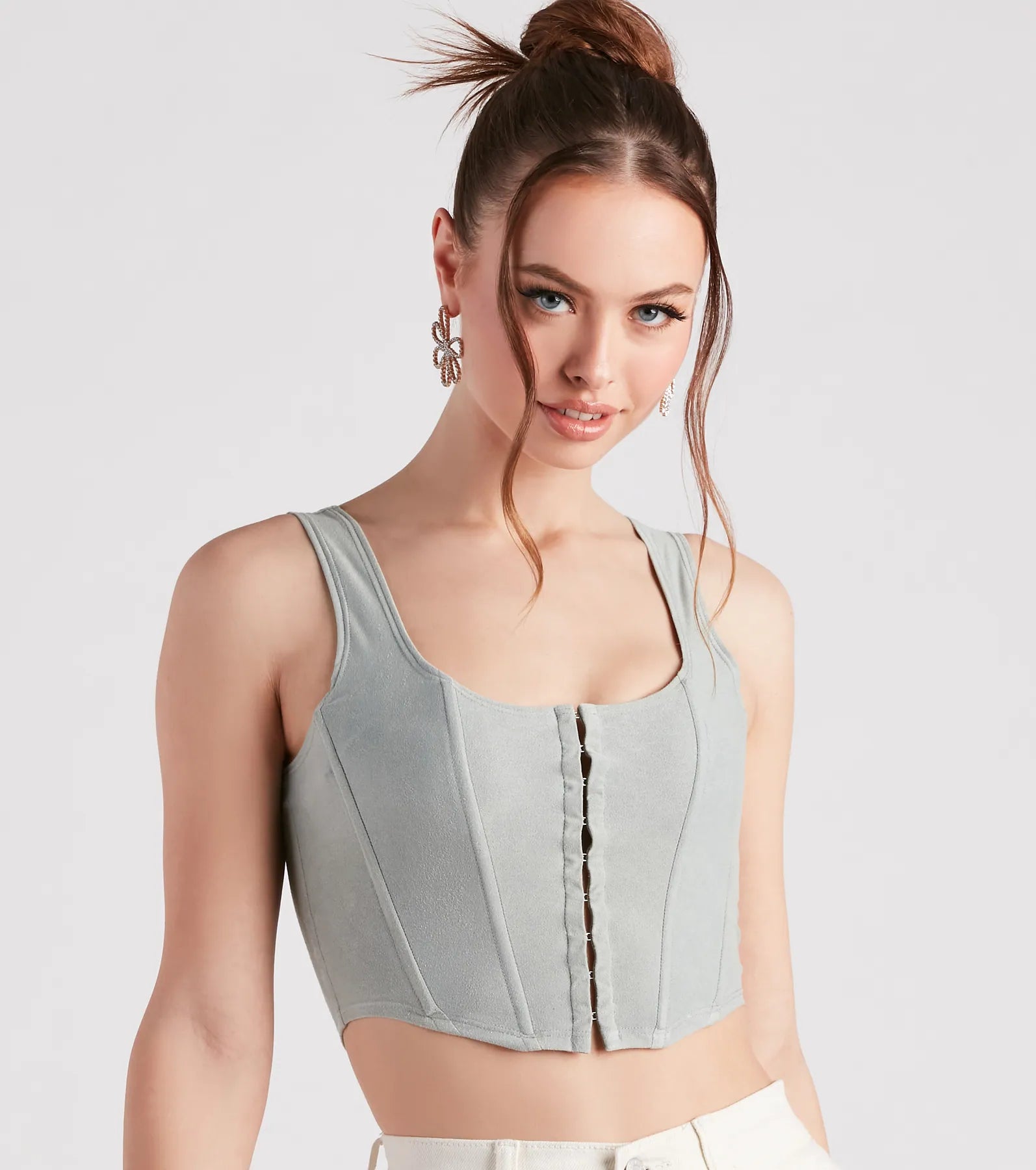 Out West Faux Suede Bustier - Image 20
