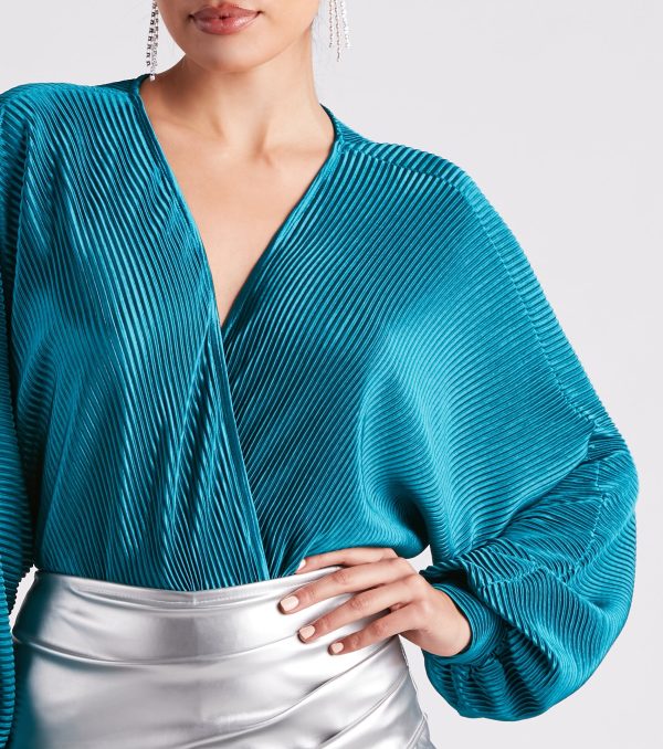 Flawless Sultry Surplice Bodysuit - Image 9