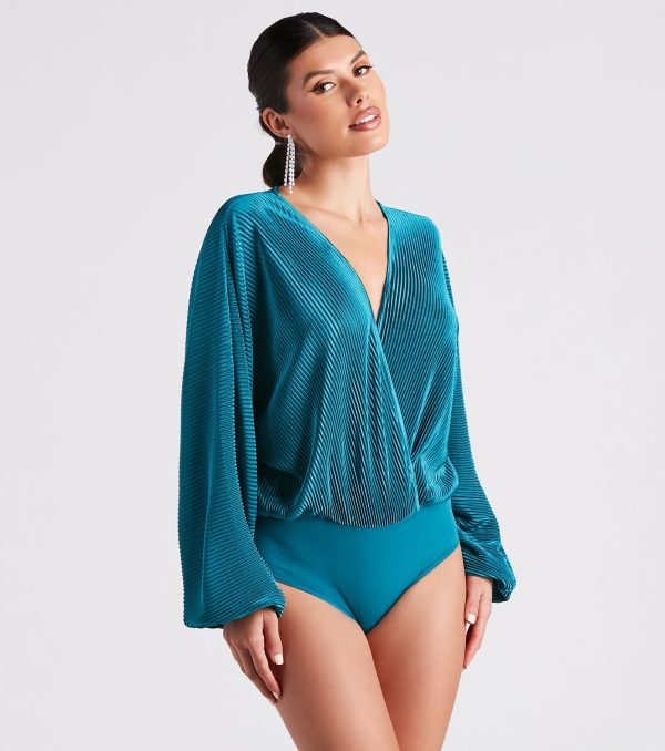 Flawless Sultry Surplice Bodysuit - Image 10