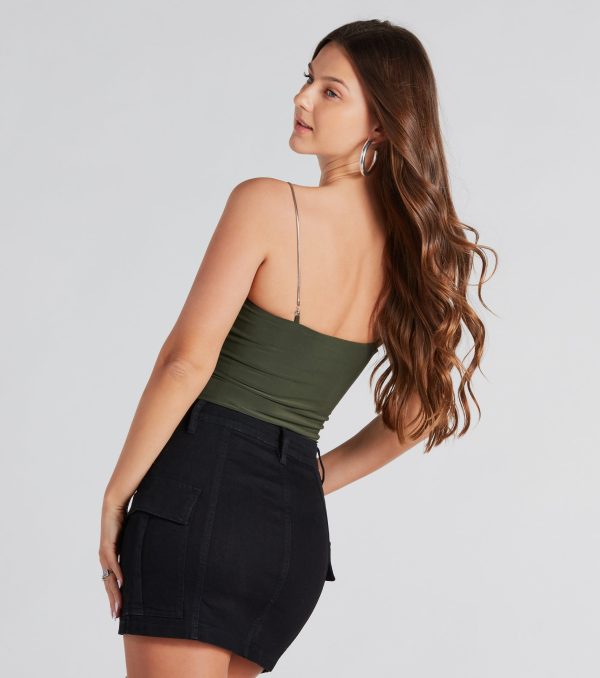 Strike An Attitude Chain Strap Bodysuit - Image 2