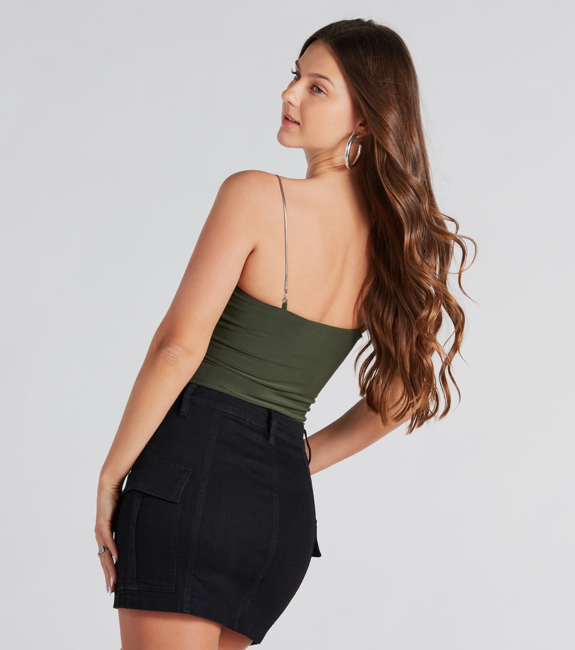 Strike An Attitude Chain Strap Bodysuit - Image 2