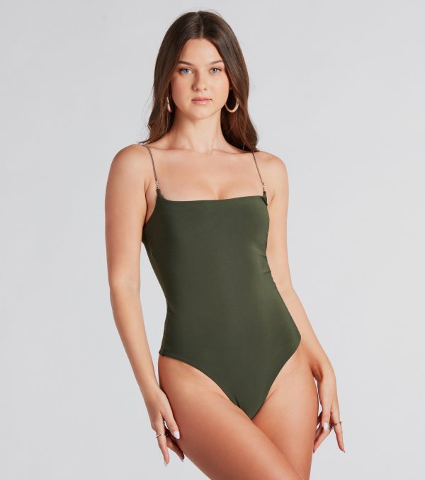 Strike An Attitude Chain Strap Bodysuit - Image 5