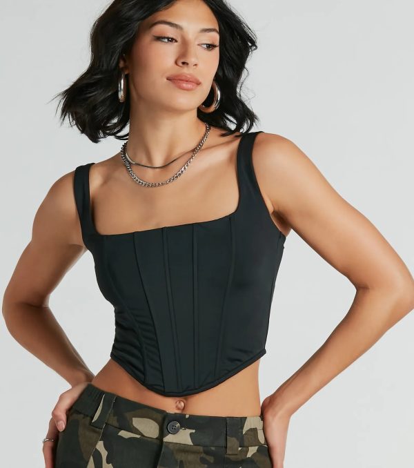 Flawless Energy Smooth Knit Corset Top - Image 9