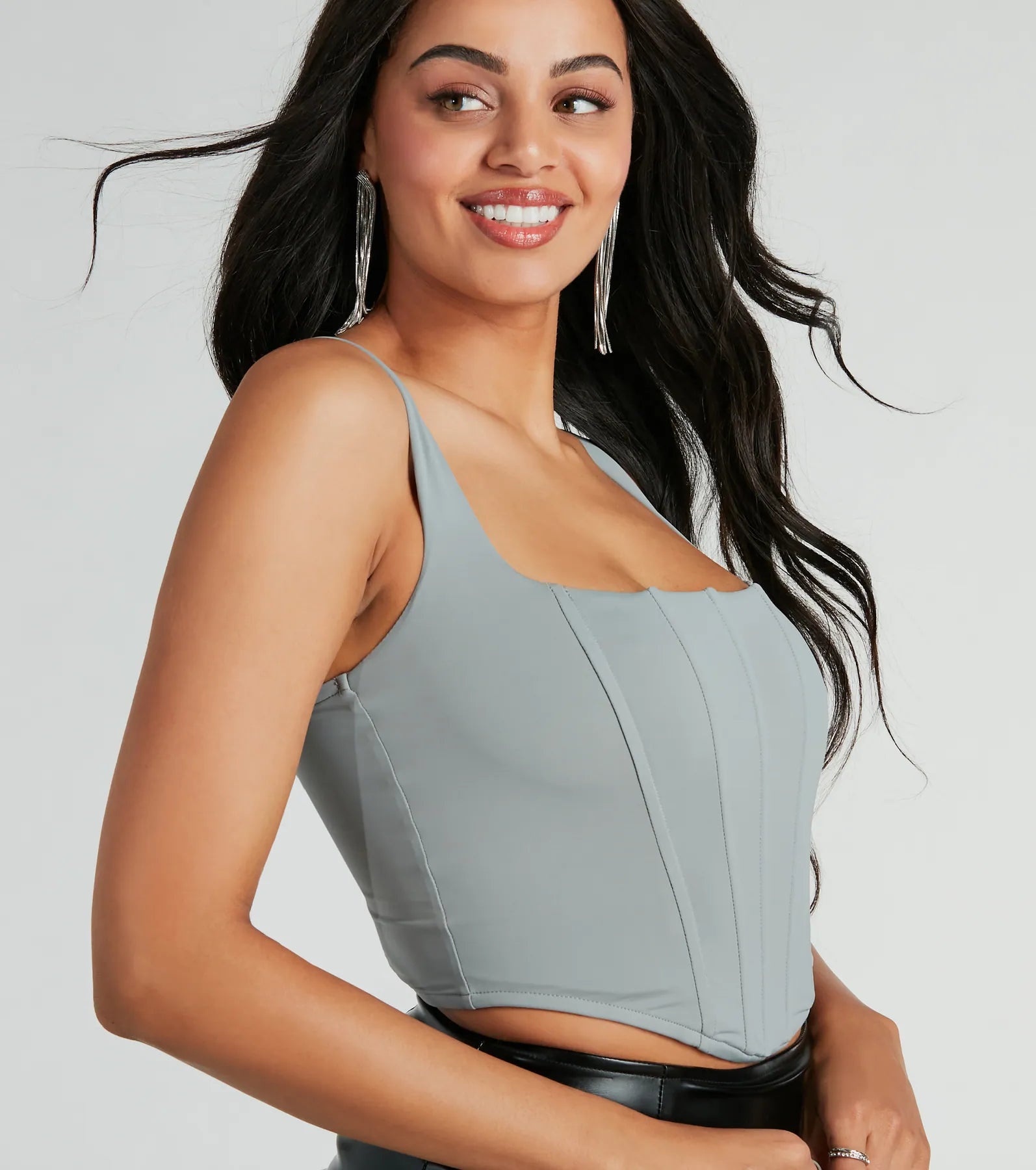 Flawless Energy Smooth Knit Corset Top - Image 5