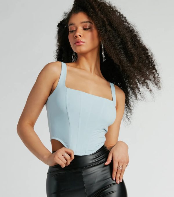 Flawless Energy Smooth Knit Corset Top - Image 2
