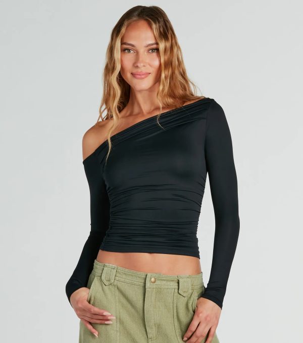 Looking Flawless Smooth Off-The-Shoulder Top - Image 15