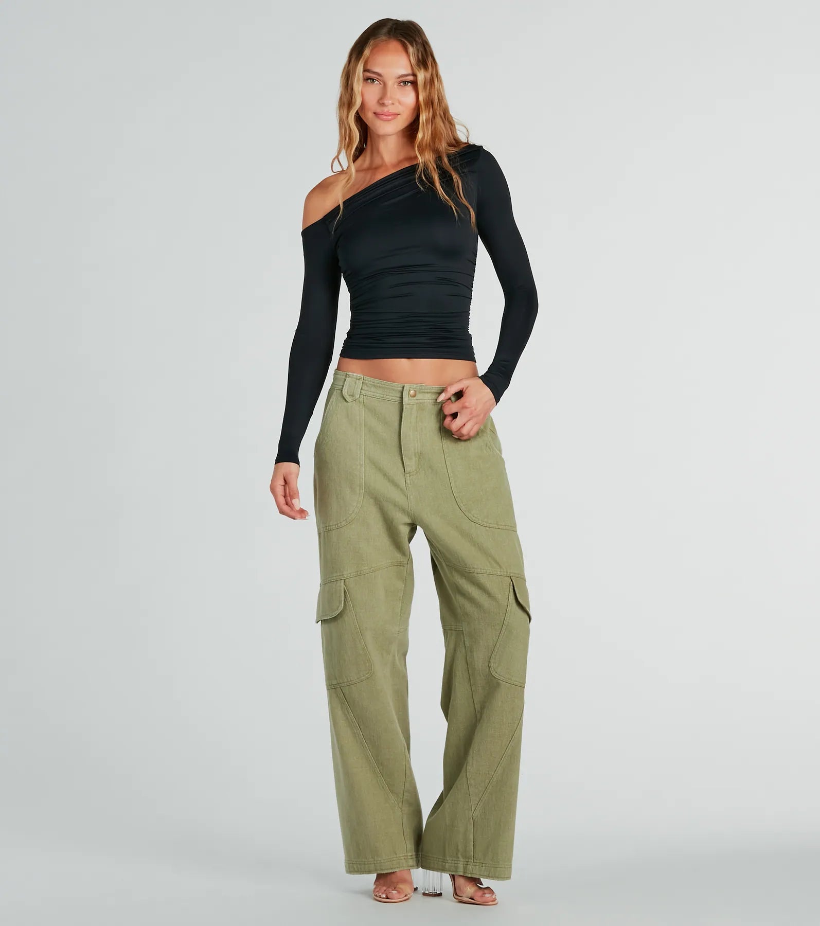 Looking Flawless Smooth Off-The-Shoulder Top - Image 18