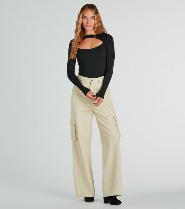 Make The Cut Long Sleeve Knit Bodysuit - Image 4