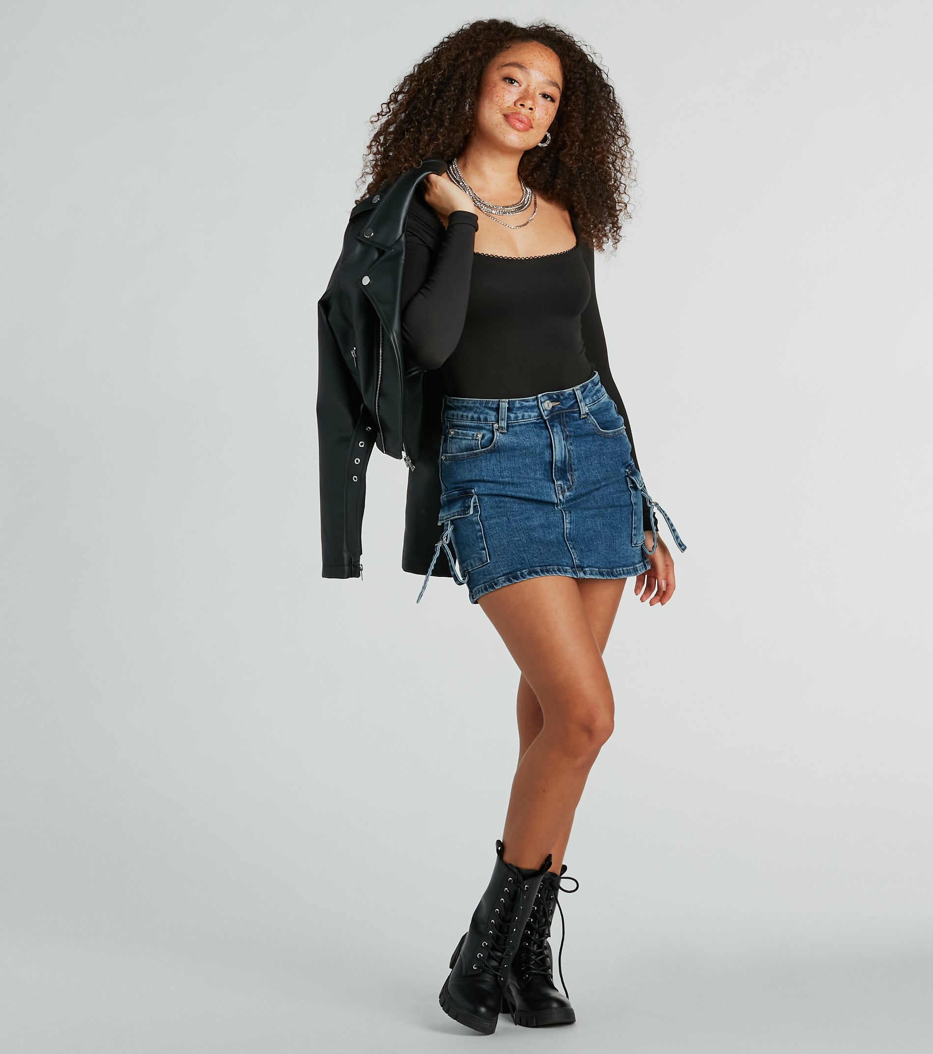 New Fave Square Neck Long Sleeve Bodysuit - Image 4