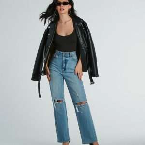 Night-Out Allure Strappy Back Knit Bodysuit