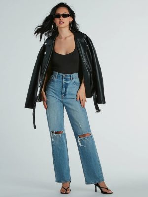 Night-Out Allure Strappy Back Knit Bodysuit