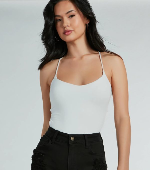 Night-Out Allure Strappy Back Knit Bodysuit - Image 6