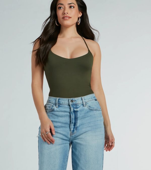 Night-Out Allure Strappy Back Knit Bodysuit - Image 9