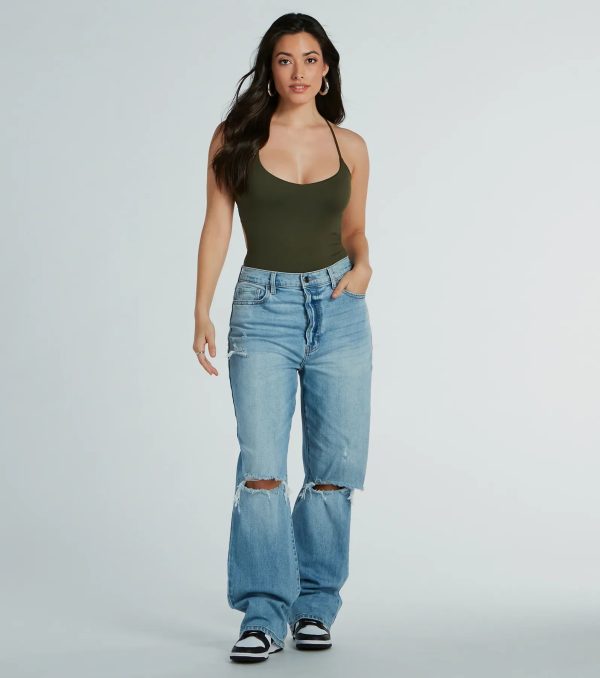 Night-Out Allure Strappy Back Knit Bodysuit - Image 11
